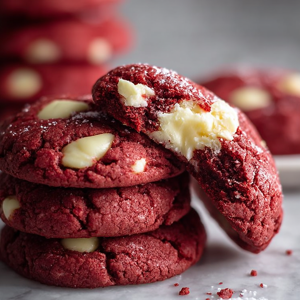Red Velvet Cream Cheese Cookies