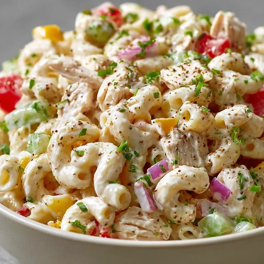 Classic Chicken Macaroni Salad: The Perfect Potluck Dish