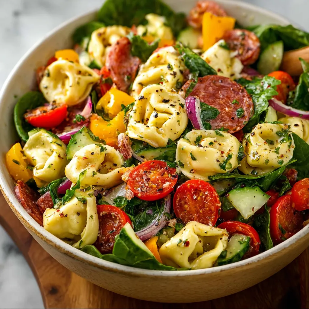Fresh & Zesty Tortellini Pasta Salad