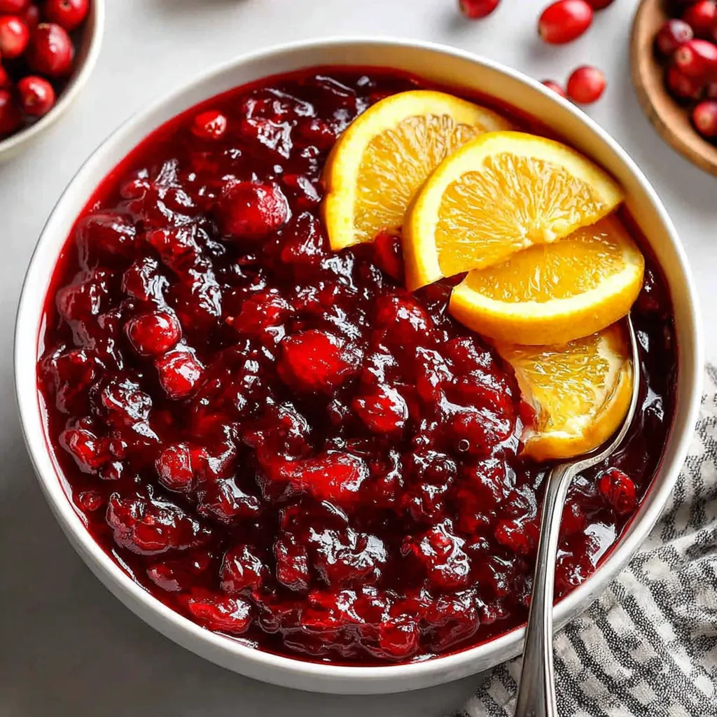 EASIEST SWEET CRANBERRY SAUCE