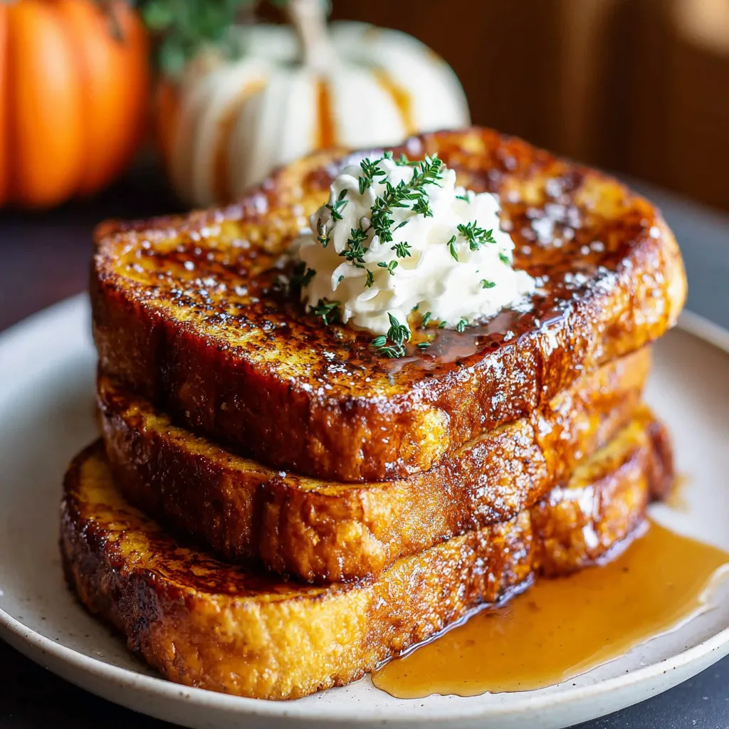 PUMPKIN FRENCH TOAST PERFECTION